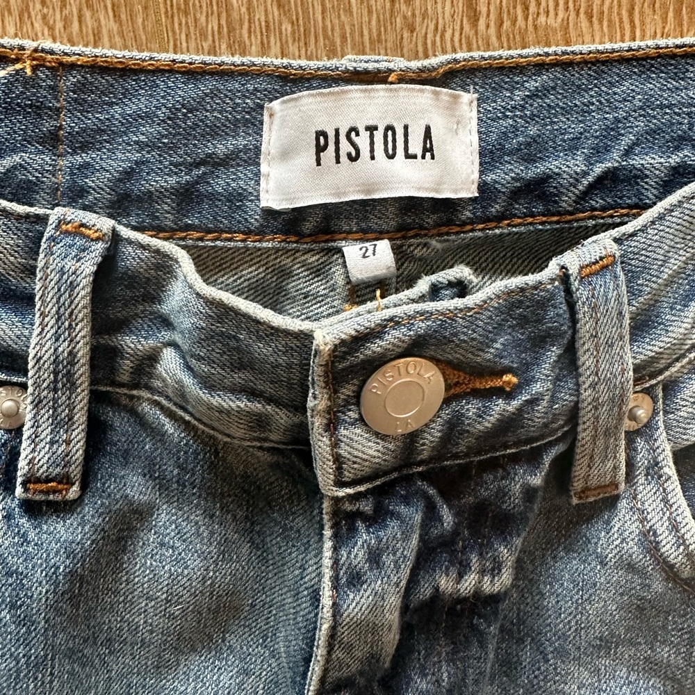 Pistola - Presley High Rise Relaxed Roller Jeans
